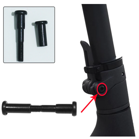 Tornillo de Perno de bisagra Compatible con Patinete eléctrico Scooter Xiaomi MIJIA M365 …