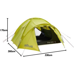 Paine 5 I30 | Altus| Tienda de campaña | Igloo| 5 Personas