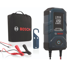 Bosch Cargador de Batería para Coche C80-Li, 15 Amperios